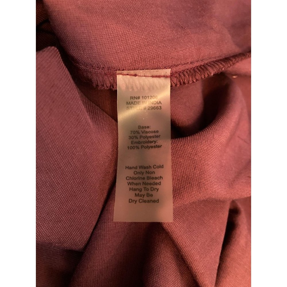 Soft Surroundings Sheath Dress MEDIUM Burgundy - Picture 10 of 10